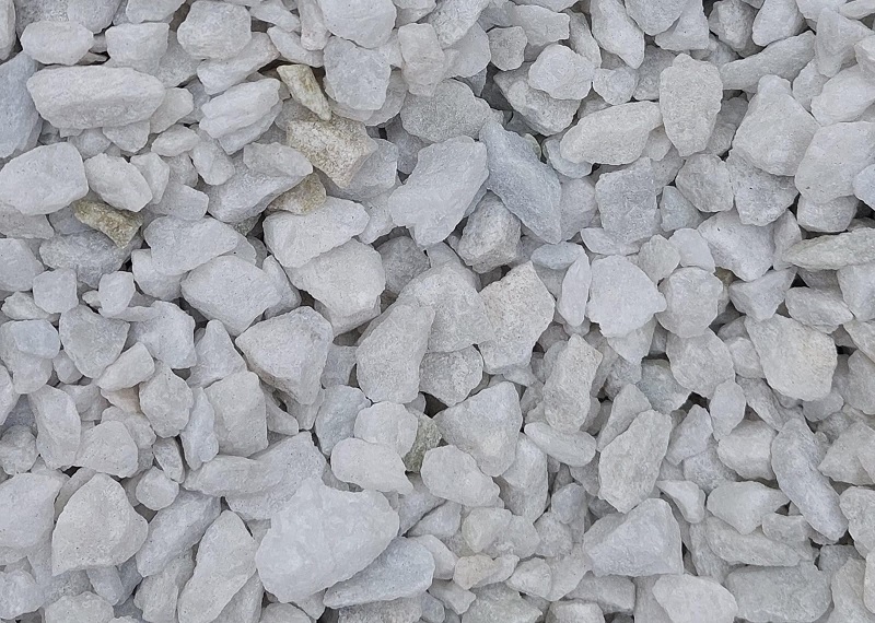 Piedra Partida Blanca de Marmol